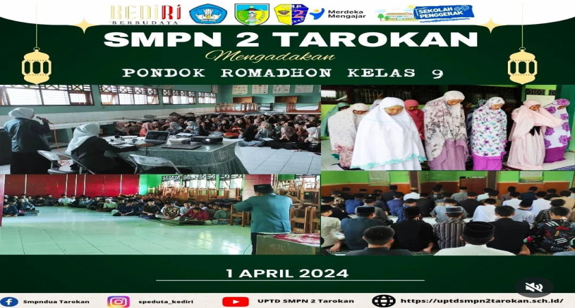 Rangkaian Kegiatan Bulan Suci Ramadhan di SMP Negeri 2 Tarokan 2024